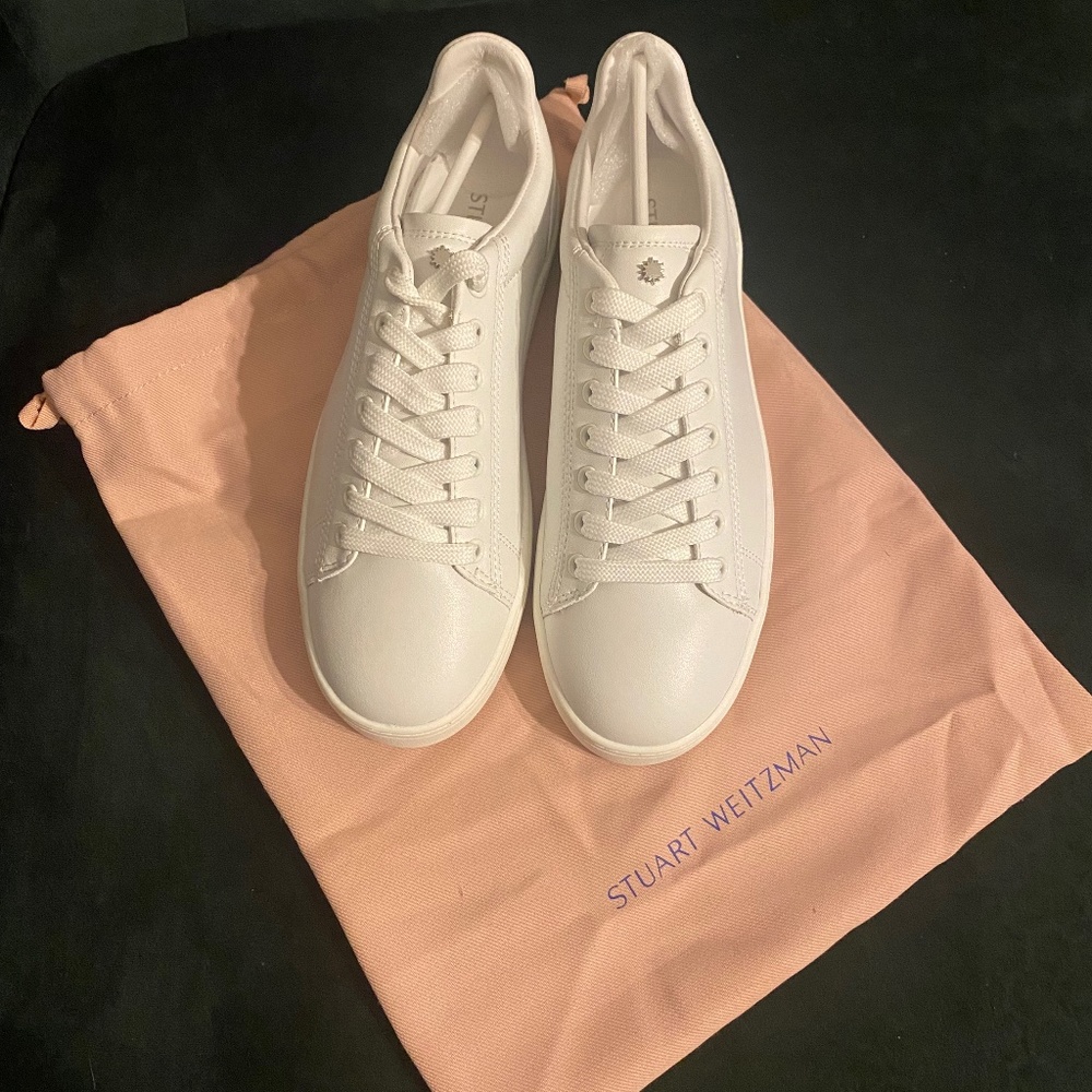 Stuart Weitzman White Sneakers